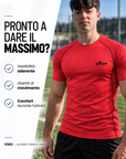 MAGLIA TERMICA MANICA CORTA ROSSA