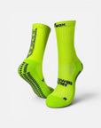VSOX “VICTORY” FLUORESCENT YELLOW GRIP SOCKS