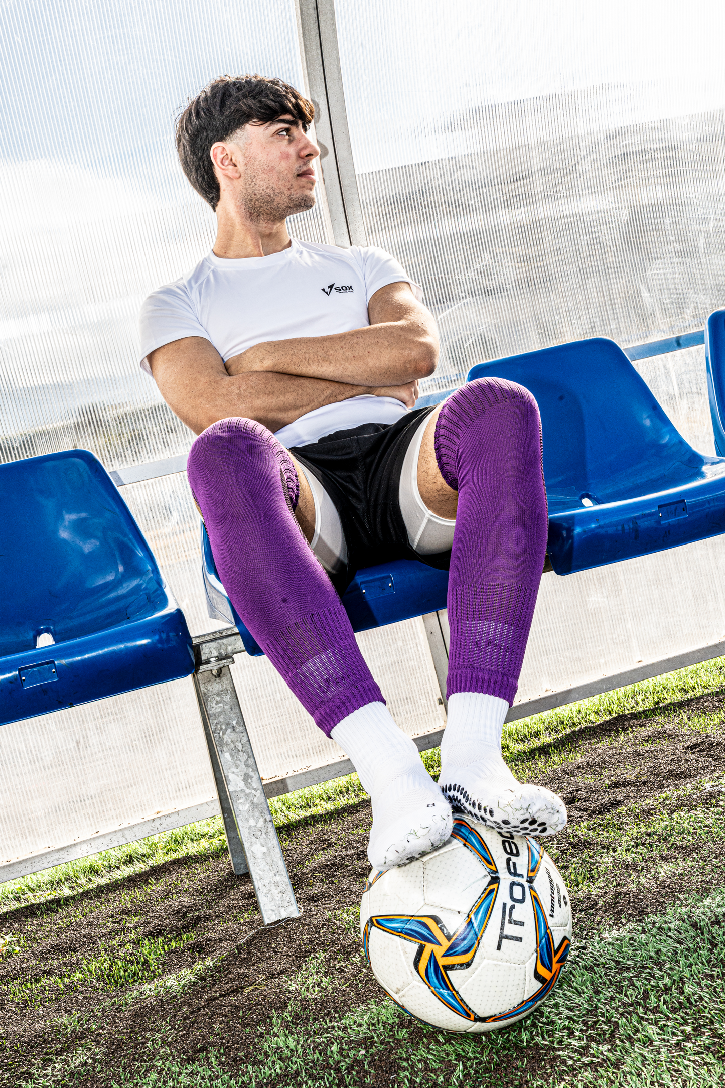 CALZE TUBOLARI VIOLA