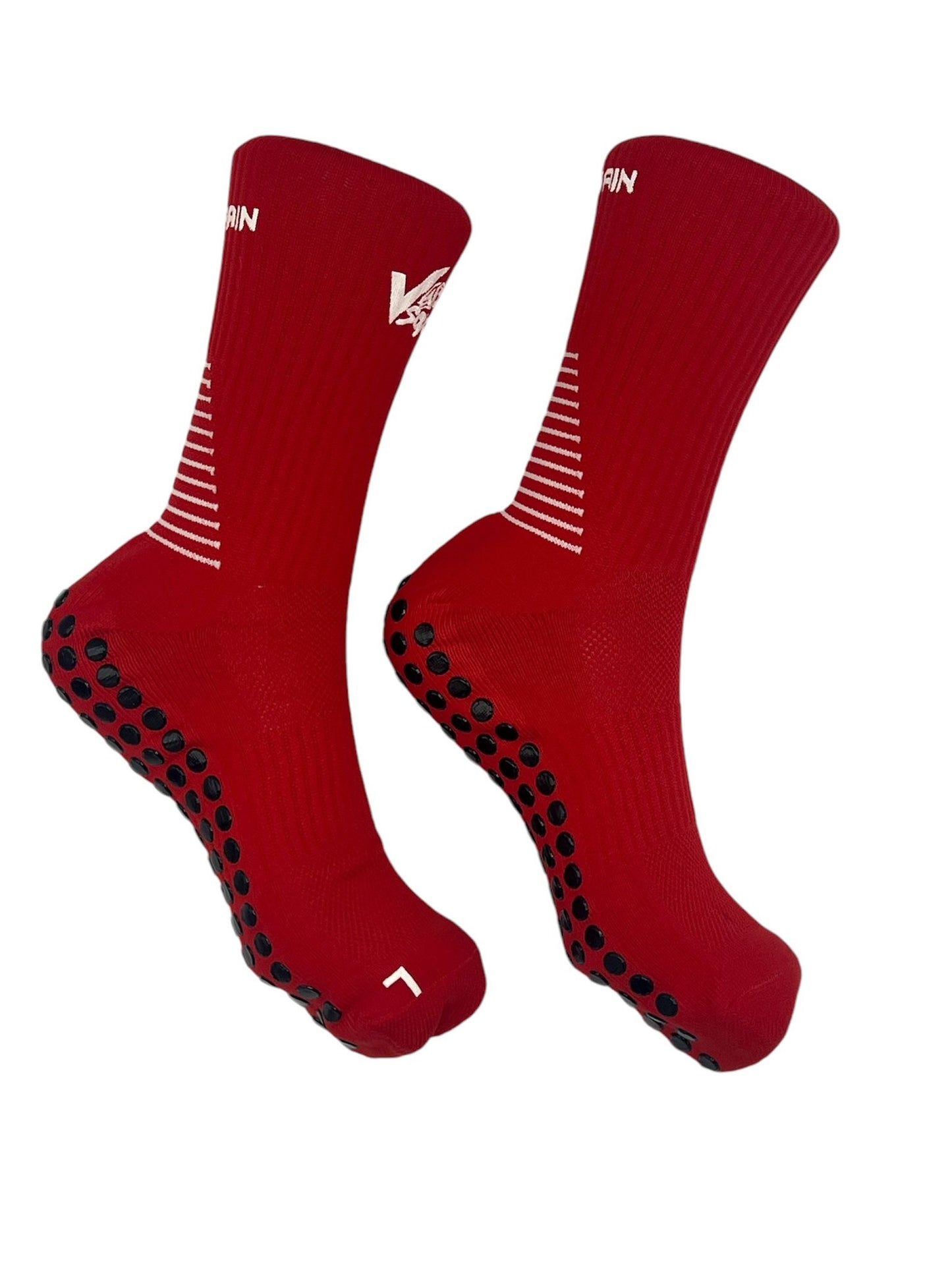 Calze Grip V-Sox “ No Pain No Gain” Rosse