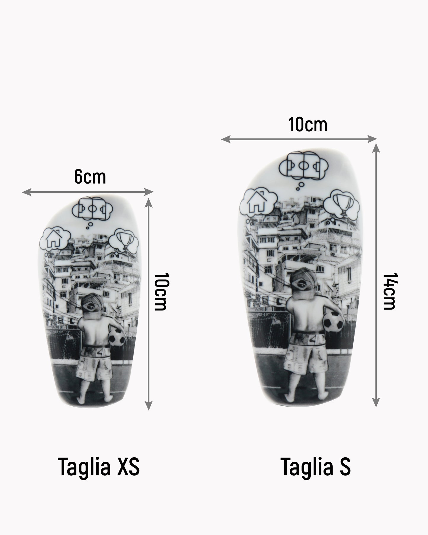 PARASTINCHI MODELLO PRO SLIM XS ''MAMMA VOGLIO SOLO GIOCARE A PALLONE''