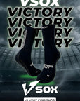 VSOX “VICTORY” GRIP SOCKS BLACK