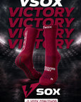 GRIP SOCKS VSOX “VICTORY” BORDEAUX