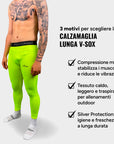 CALZAMAGLIA LUNGA GIALLA FLUO