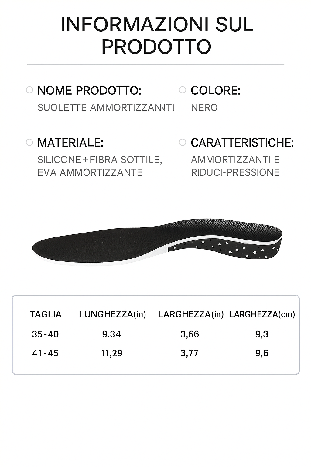 INSOLES FOR SPORTS SHOES