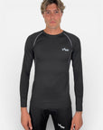 BLACK LONG SLEEVE THERMAL SHIRT