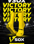 VSOX “VICTORY” YELLOW GRIP SOCKS