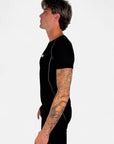 BLACK SHORT SLEEVE THERMAL SHIRT