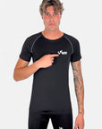 BLACK SHORT SLEEVE THERMAL SHIRT