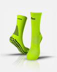CALZE GRIP VSOX “ NO PAIN NO GAIN” GIALLE FLUO