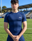 MAGLIA TERMICA MANICA CORTA BLU SCURO
