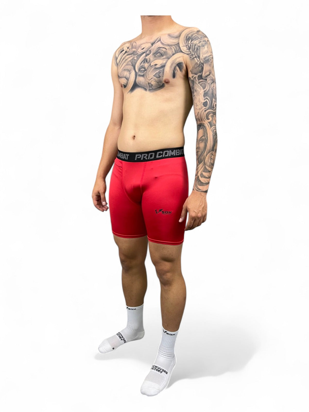RED LEG WARMERS