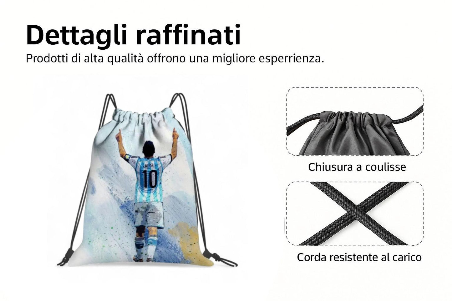 SACCA DA ALLENAMENTO "MESSI"