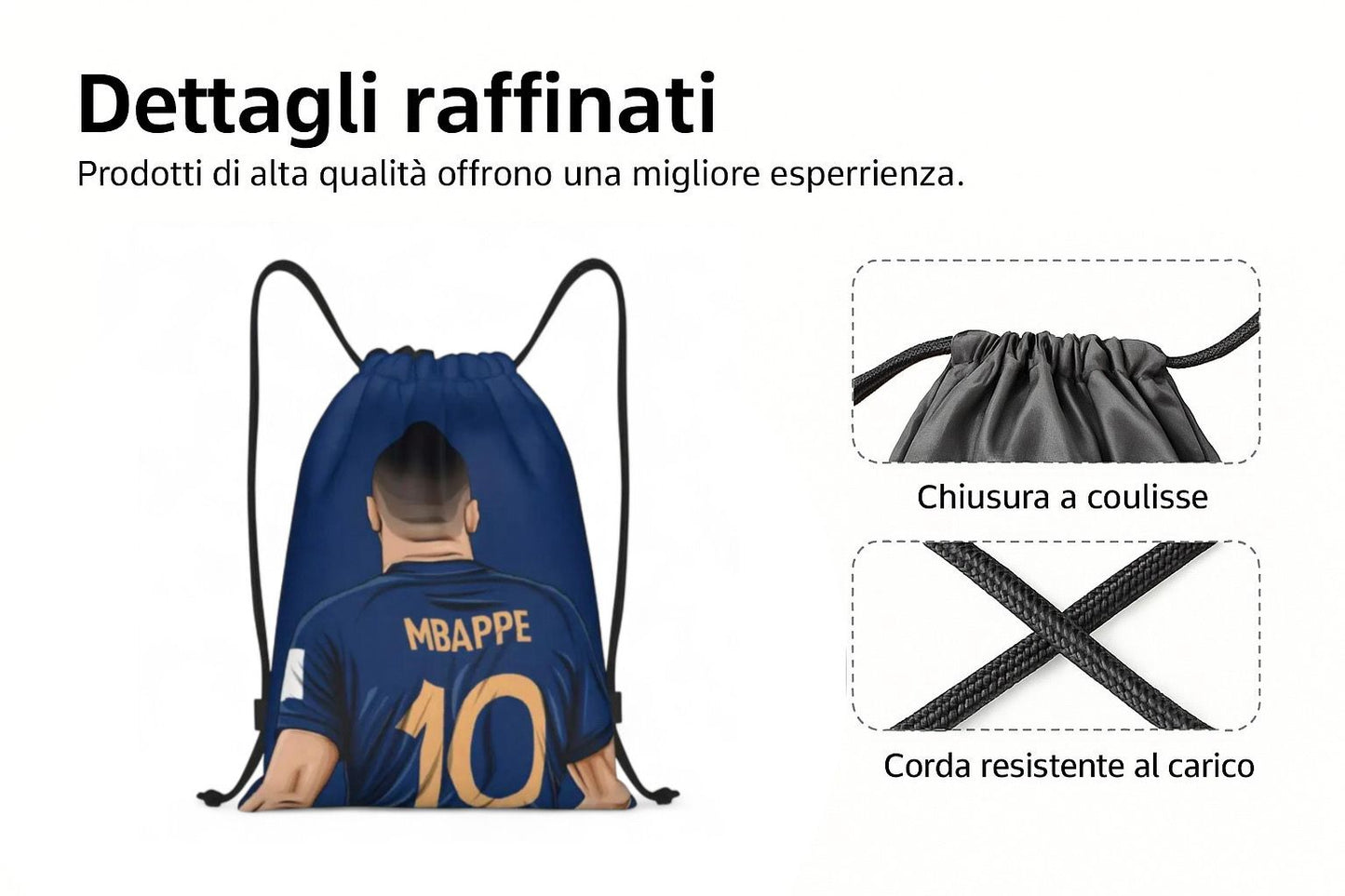 SACCA DA ALLENAMENTO "MBAPPE"