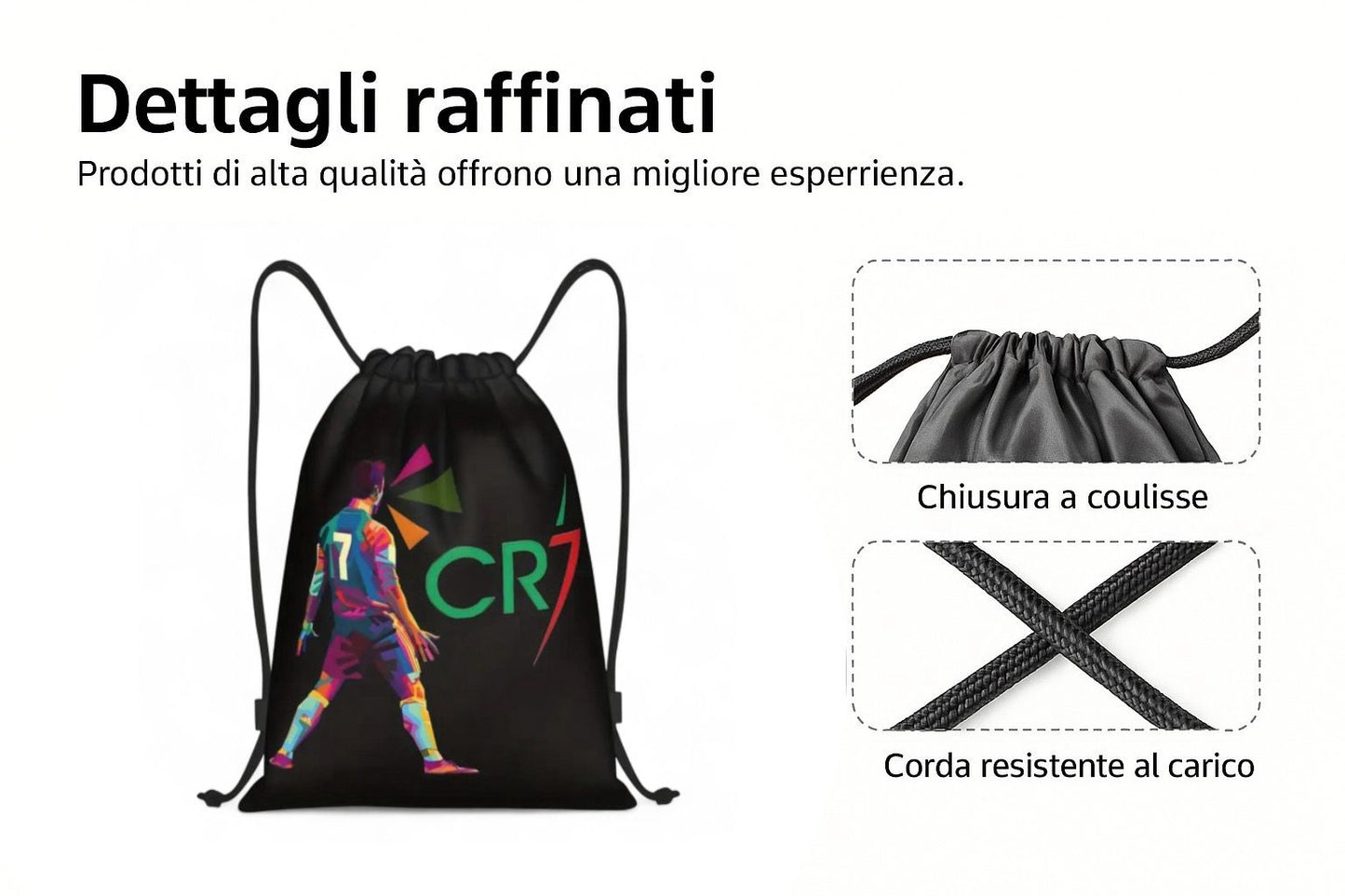 SACCA DA ALLENAMENTO "CR7"