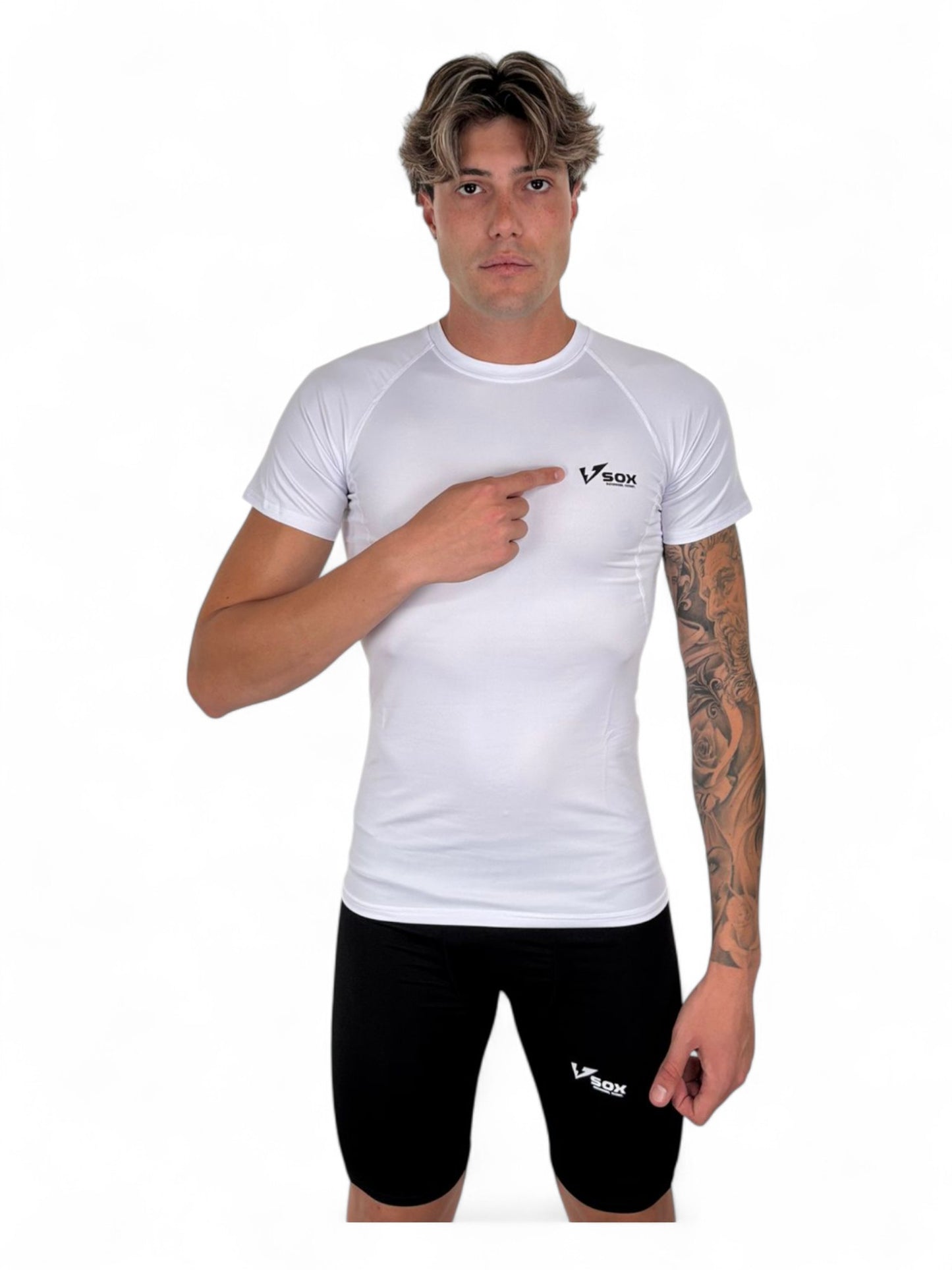 MAGLIA TERMICA MANICA CORTA BIANCA