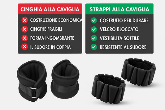 CAVIGLIERE FITNESS CON PESI VSOX