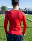 MAGLIA TERMICA MANICA LUNGA ROSSA