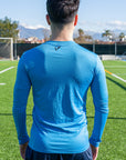 MAGLIA TERMICA MANICA LUNGA AZZURRA
