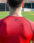RED SHORT SLEEVE THERMAL SHIRT