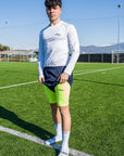FLUORESCENT YELLOW LEG WARMERS