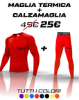 KIT MAGLIA TERMICA MANICHE LUNGHE + CALZAMAGLIA