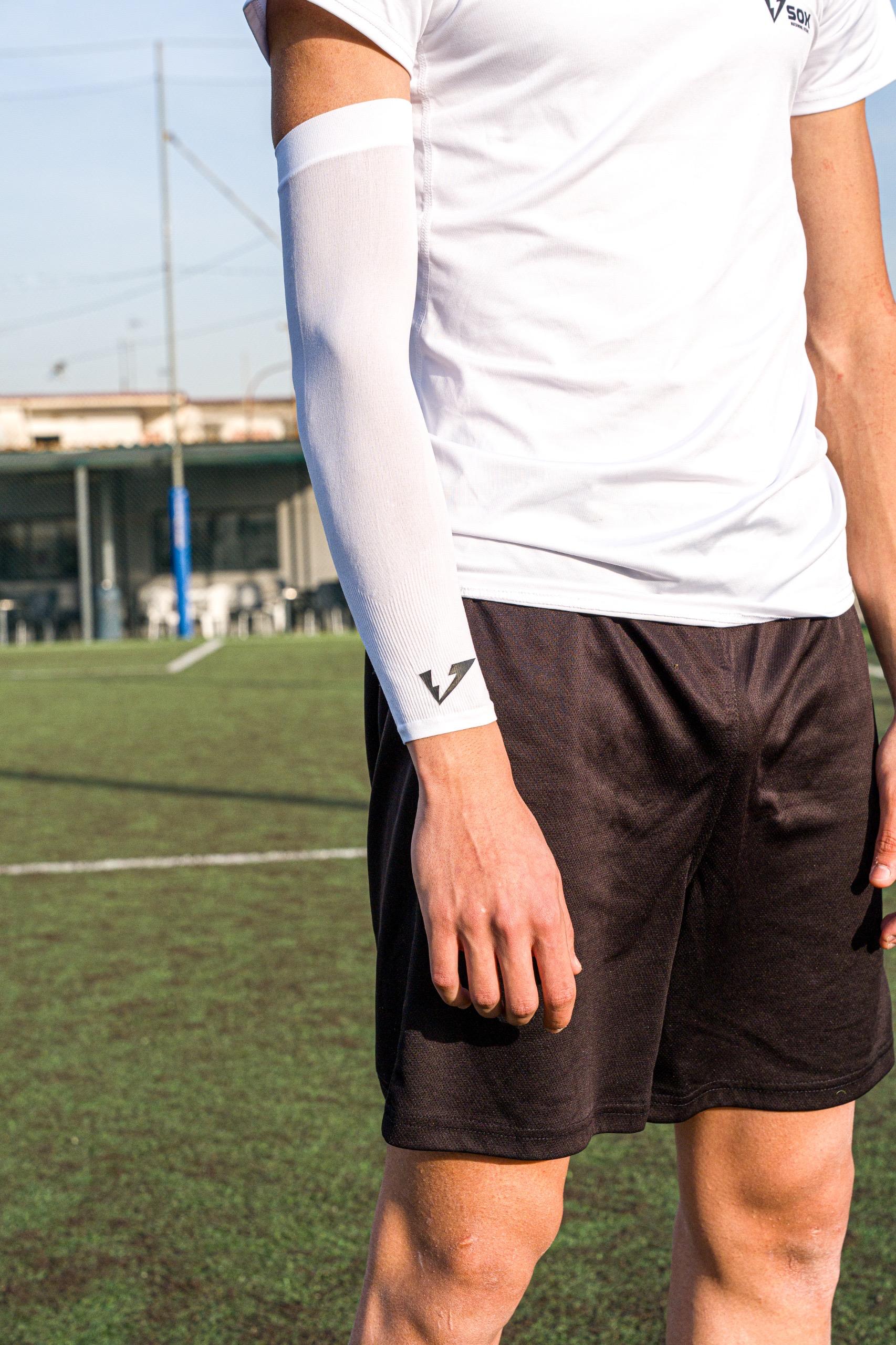 SportsFarm New! - Manicotto a compressione traspirante (viola SportsFarm New! - Manicotto a compressione traspirante (viola