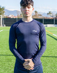 DARK BLUE LONG SLEEVE THERMAL SHIRT