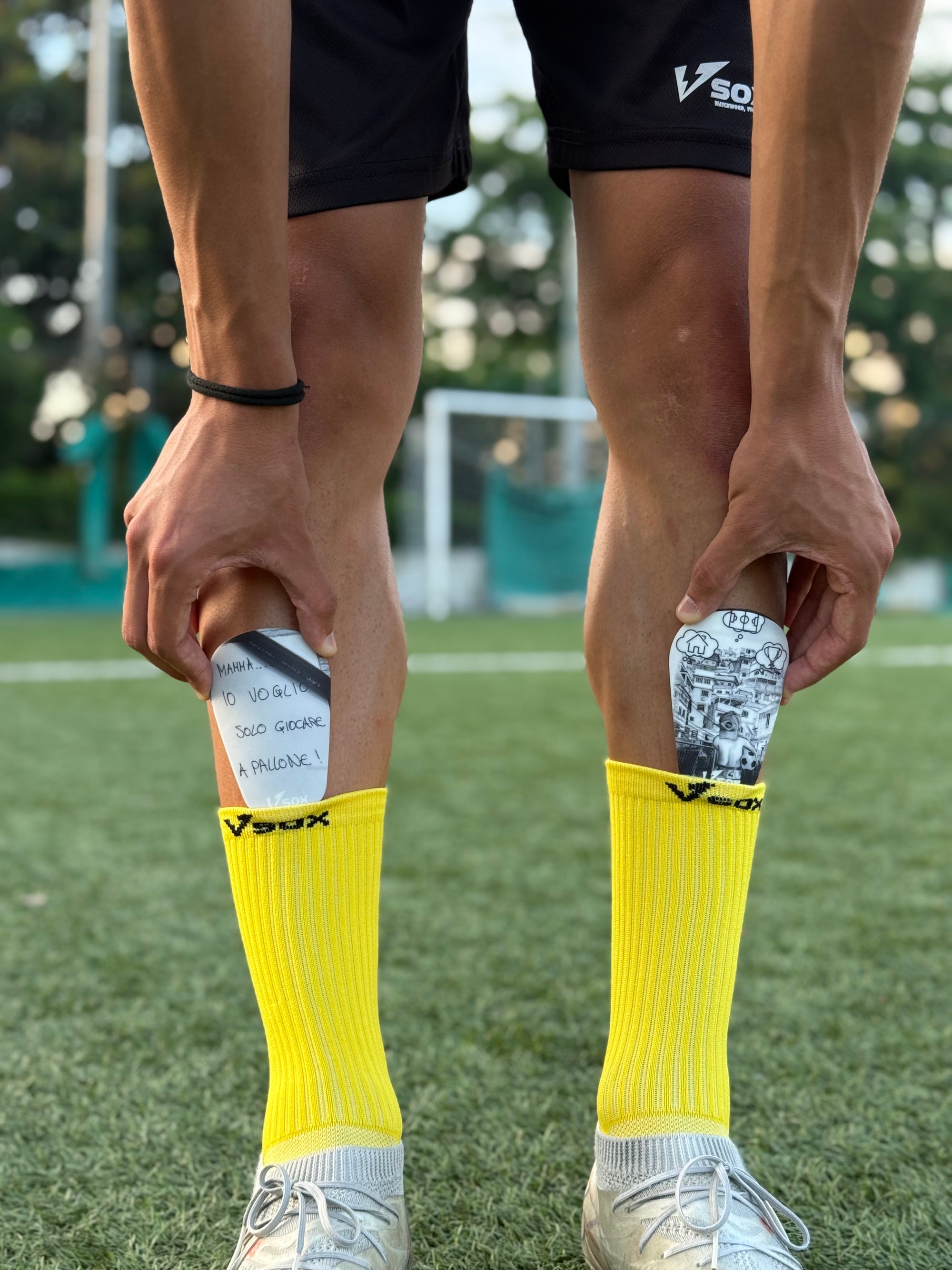 SHIN GUARDS MODEL PRO SLIM XS ''MOM I JUST WANT TO PLAY BALL''