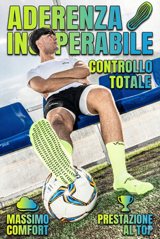 CALZE GRIP VSOX “VICTORY” GIALLO FLUO