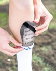 SHIN GUARDS MODEL PRO SLIM XS ''MOM I JUST WANT TO PLAY BALL''