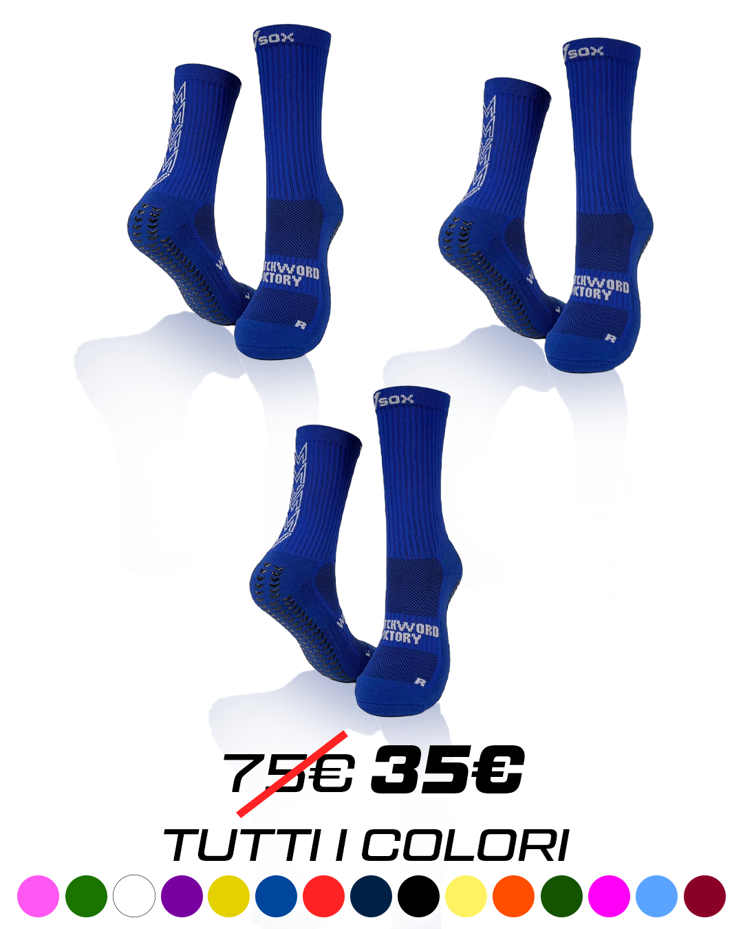 KIT 3 PAIA CALZE VSOX "VICTORY"