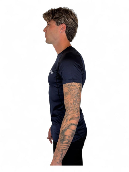 BLACK SHORT SLEEVE THERMAL SHIRT