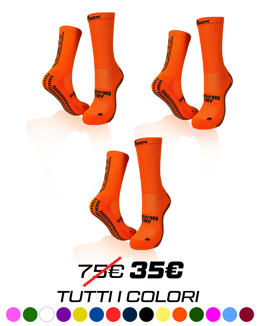 KIT 3 PAIA CALZE VSOX "VICTORY"