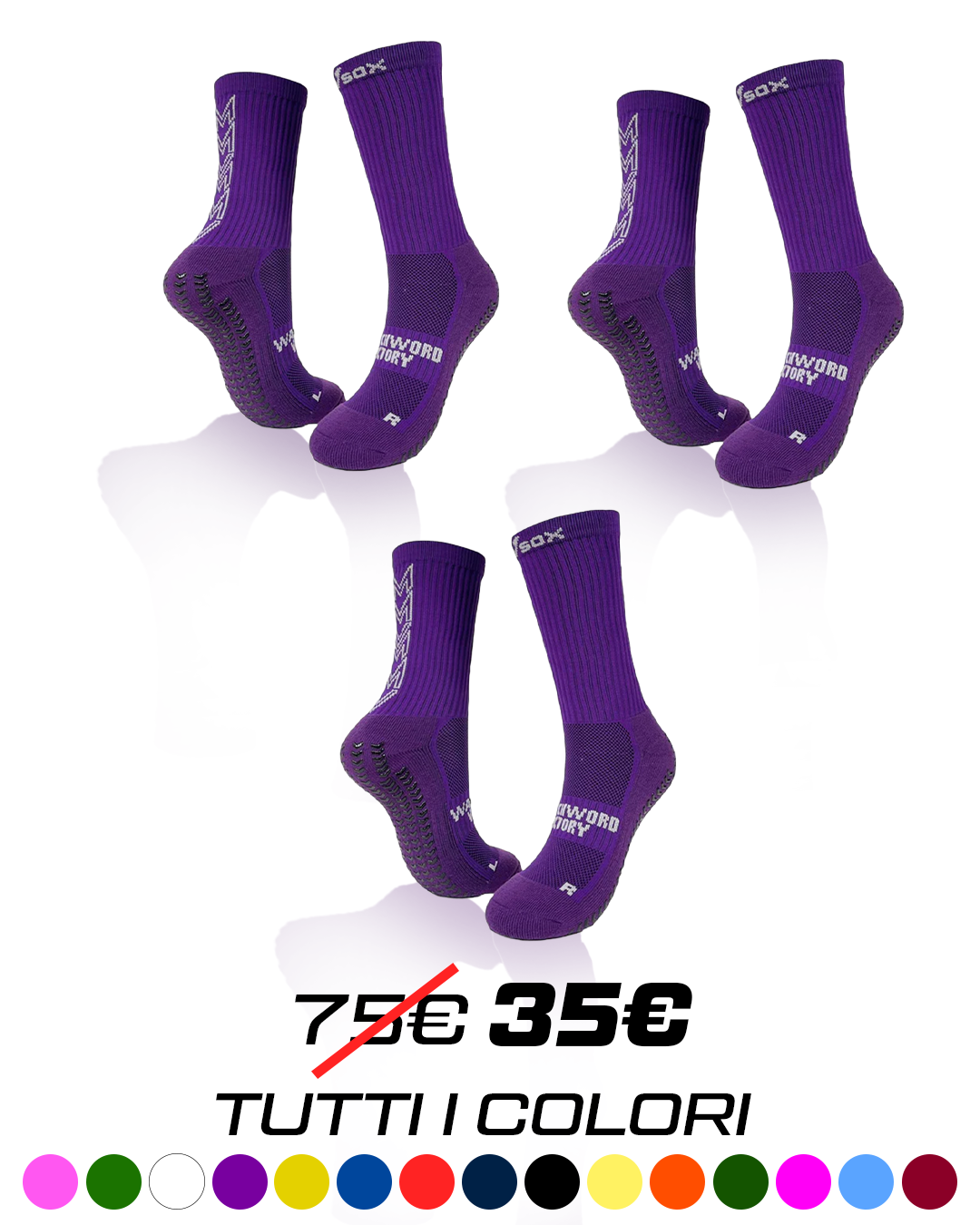 KIT 3 PAIA CALZE VSOX "VICTORY"