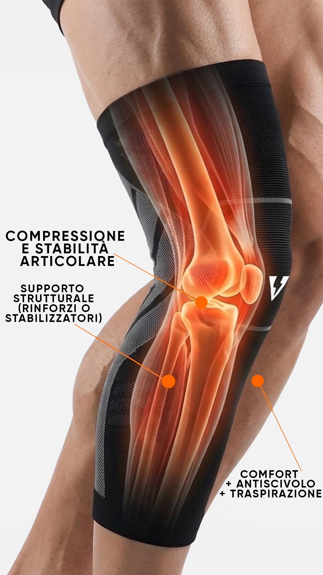 BIOMECHANICAL LONG KNEE BRACE