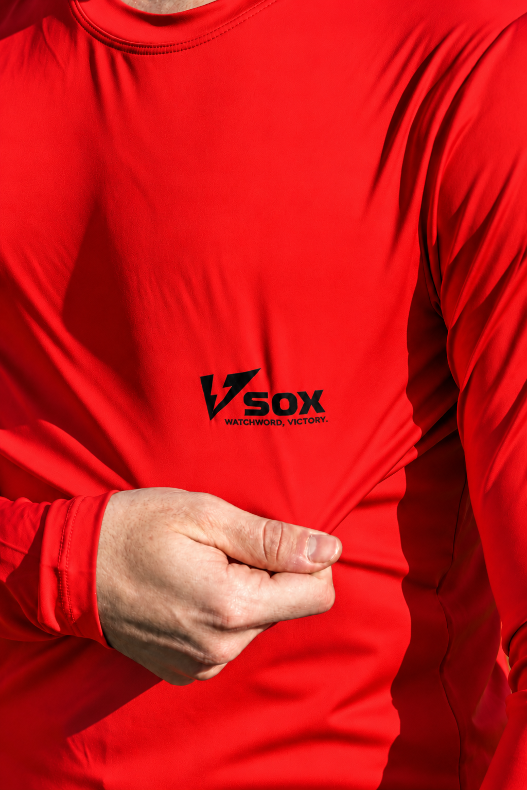 MAGLIA TERMICA MANICA LUNGA ROSSA