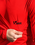 MAGLIA TERMICA MANICA LUNGA ROSSA