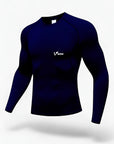 DARK BLUE LONG SLEEVE THERMAL SHIRT