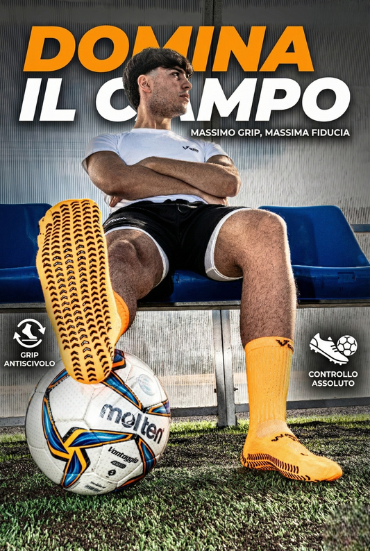 CALZE GRIP VSOX “VICTORY” ARANCIONI