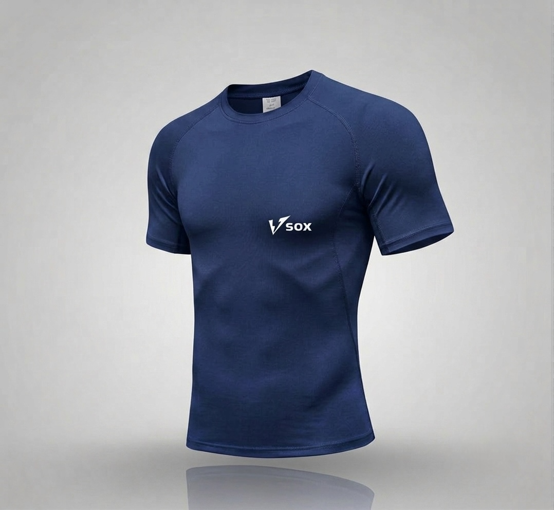 BLACK SHORT SLEEVE THERMAL SHIRT