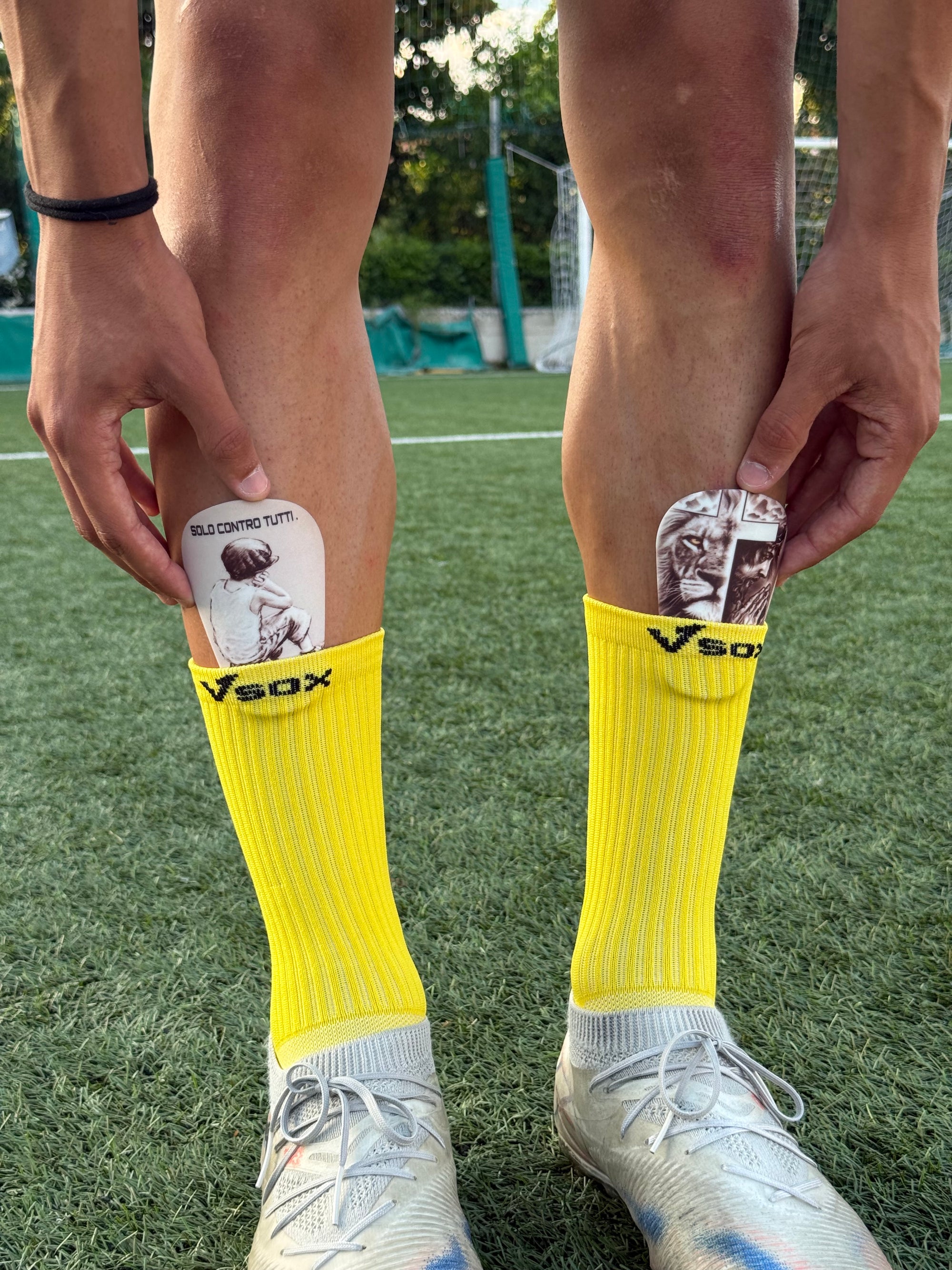 SHIN GUARDS PRO SLIM MODEL ''ONLY AGAINST ALL''
