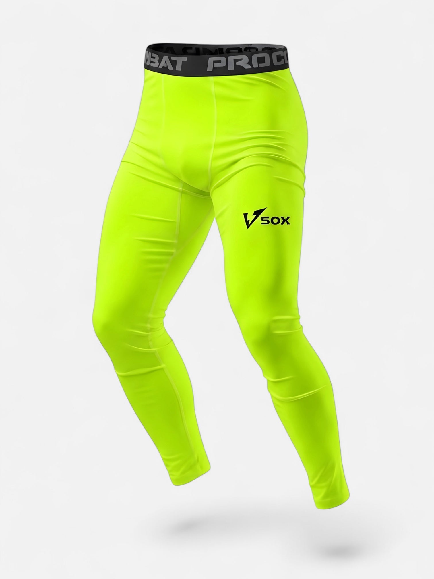 FLUORESCENT YELLOW LONG TIGHTS