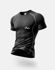 BLACK SHORT SLEEVE THERMAL SHIRT
