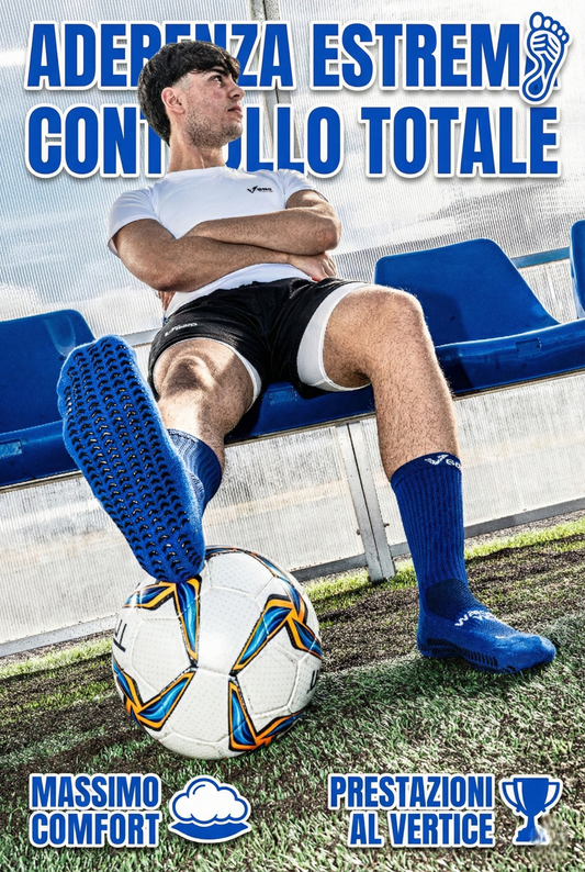 CALZE GRIP VSOX “VICTORY” BLU CHIARO