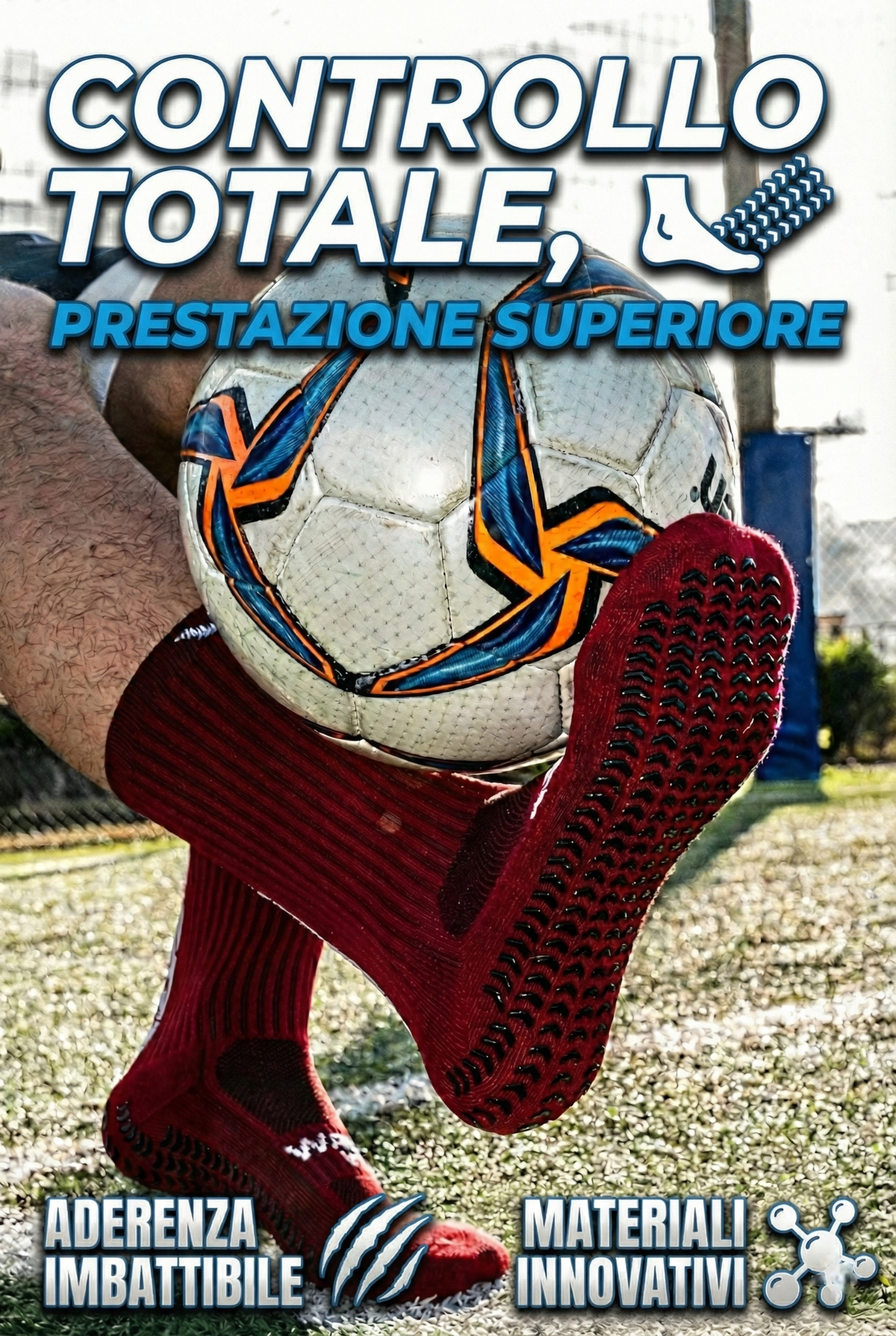 CALZE GRIP VSOX “VICTORY” BORDEAUX