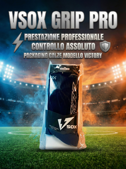 CALZE GRIP VSOX “VICTORY” NERE