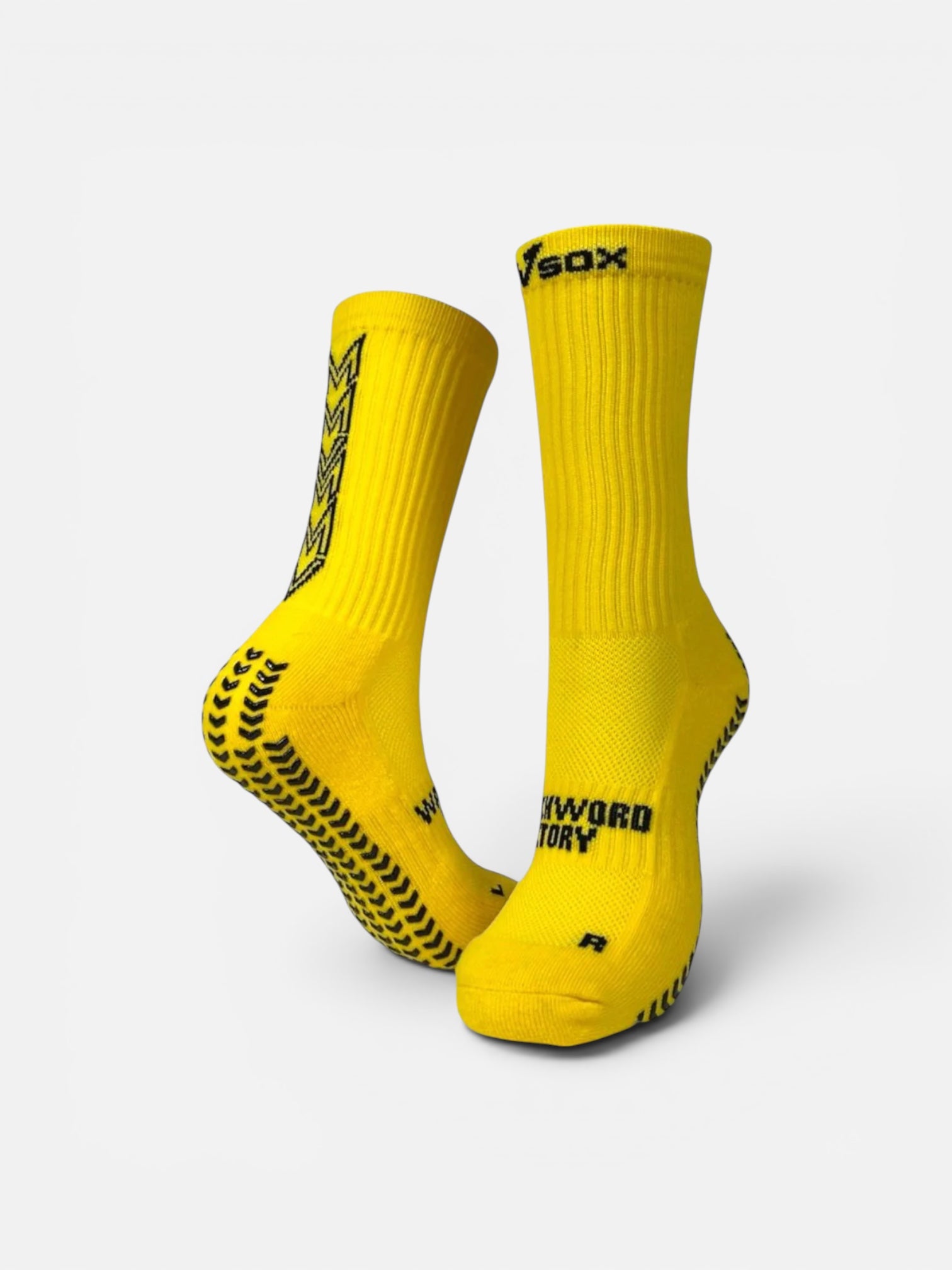 VSOX “VICTORY” YELLOW GRIP SOCKS