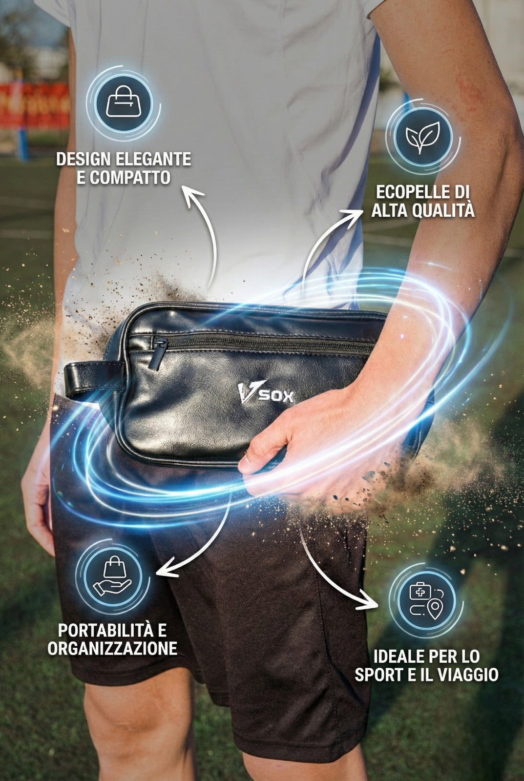 DOUBLE LAYER LEATHER BAG