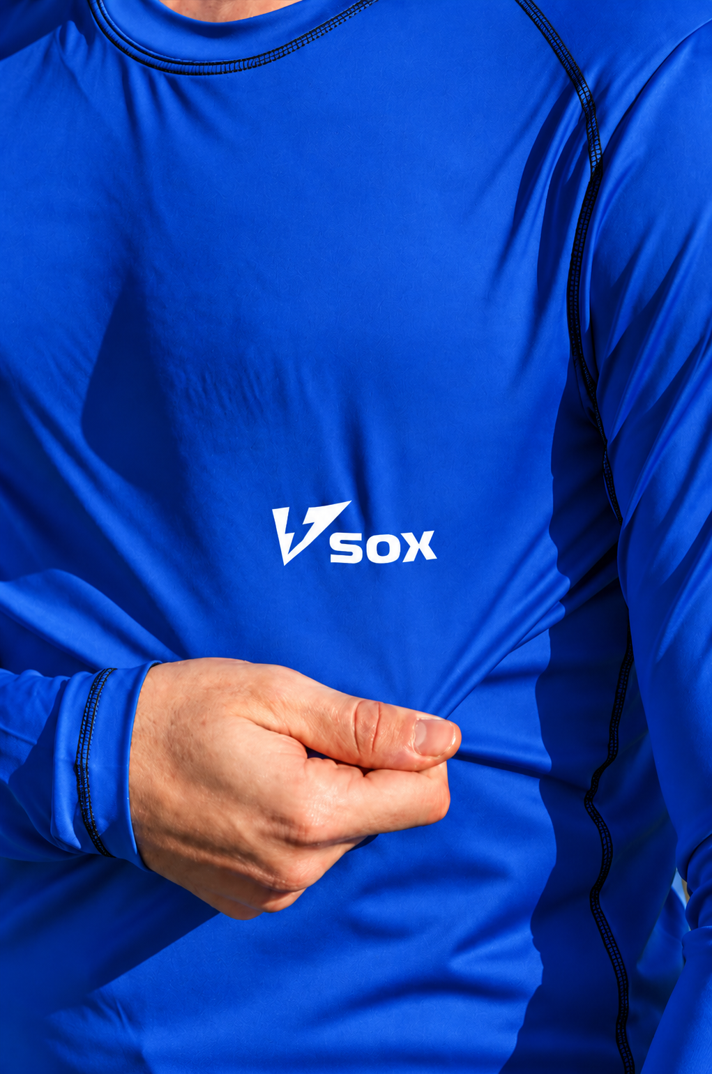 MAGLIA TERMICA MANICA LUNGA BLU CHIARO